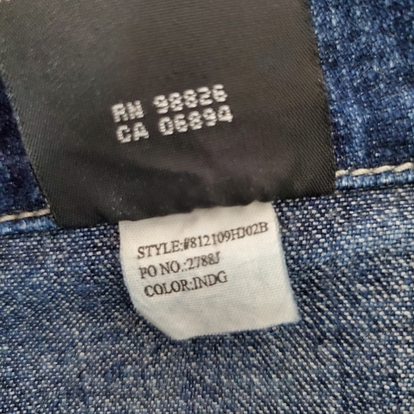 Fubu The Collection Blazer Style Denim Jacket - Picture 14 of 16